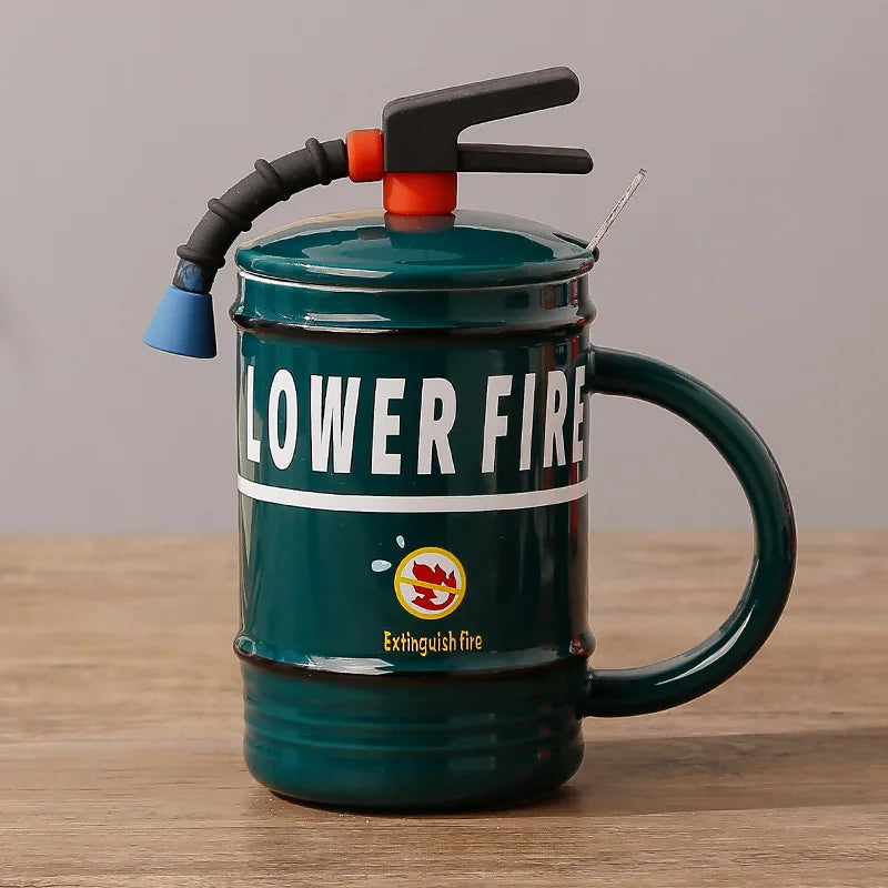 Creative Fire Extinguisher Mug - Unique and Practical for Home or Office