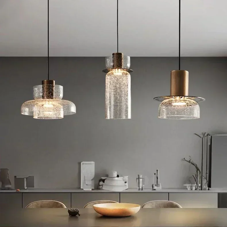 Retro LED Pendant Light Broken Glass - Luxurious & Stylish