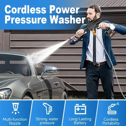 PowerWash Wireless Car Wash Gun – Powerful and Handy
