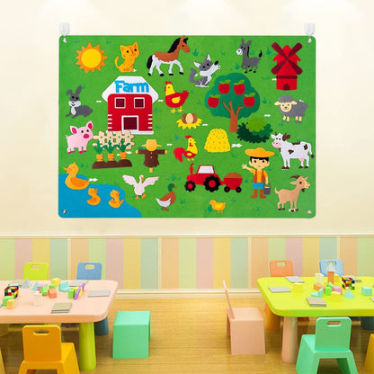 VelvetiKIDS - Lavagna in feltro per bambini piccoli