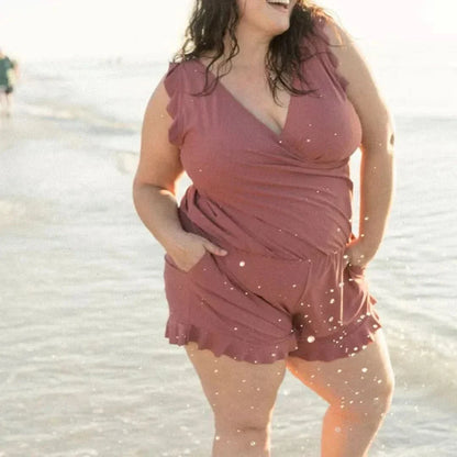 Swim Shorts with Integrated Bra