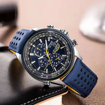 Quartz Watch with Chronograph and Waterproof Finish