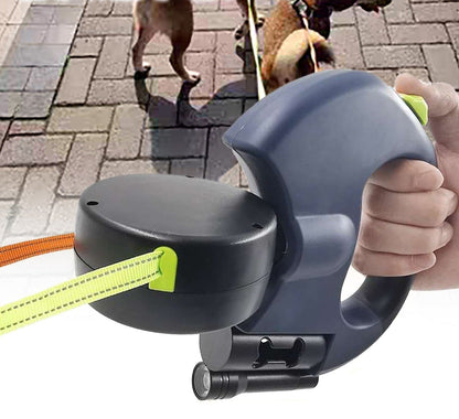 PetWorld - Double Innovative Retractable Dog Lead with Light