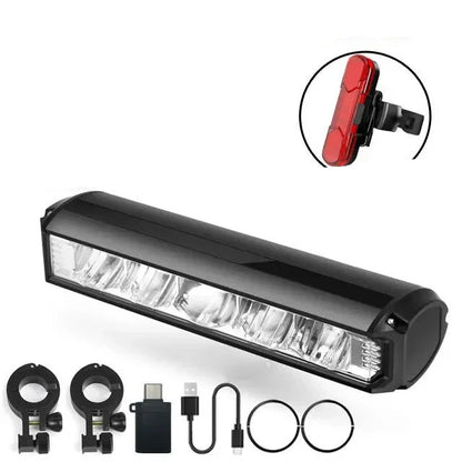 LazyX – Powerful 1400 Lumen LED Bicycle Light Front Headlamp