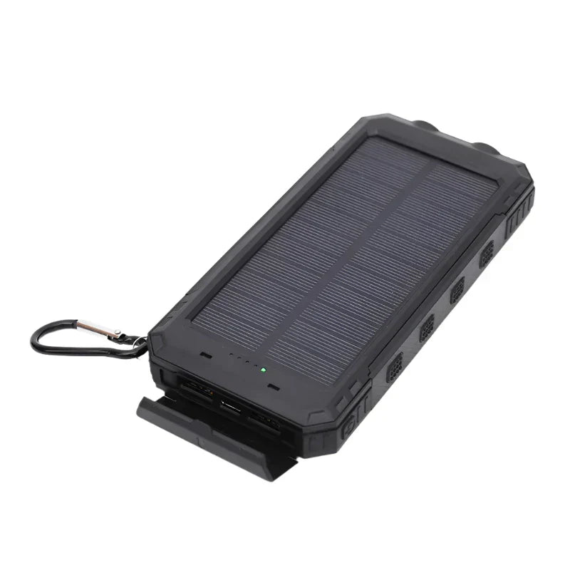 Tragbare Solar-Energie-Powerbank mit Schnellladefunktion