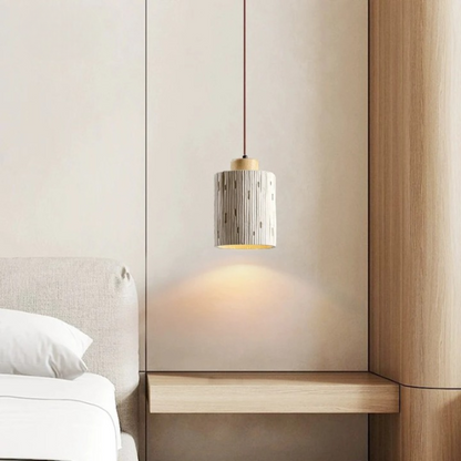 Retro LED Concrete Pendant Light - Modern Industrial Atmosphere