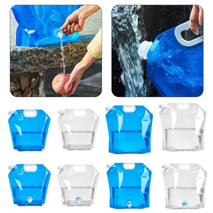 Foldable Water Storage Bag - Portable Water Bag 5/10L