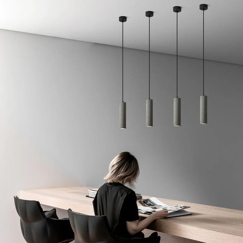 Modern beton függőlámpa LED-del