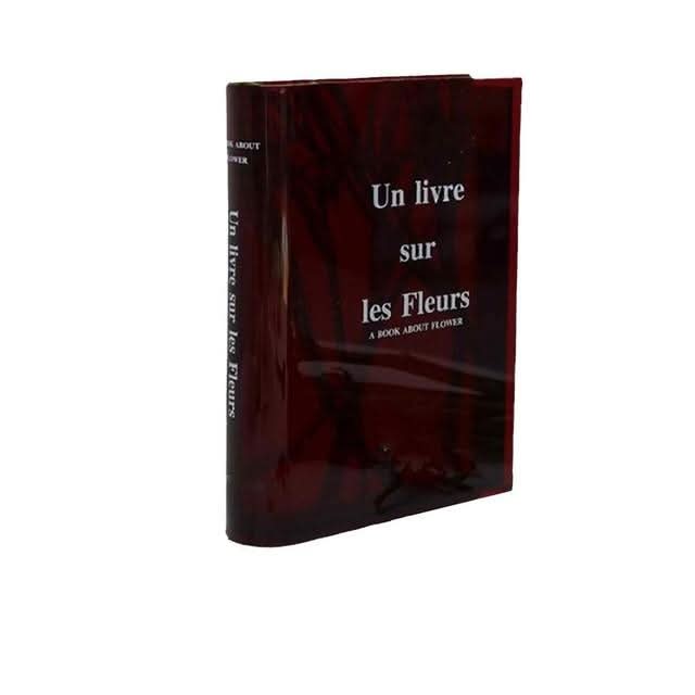 Transparent Acrylic Book Vase