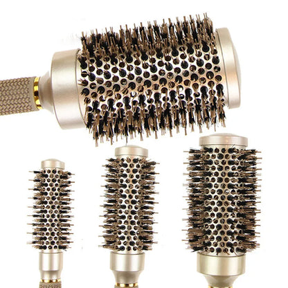 Professionele ronde borstelset voor föhnen – keramisch en anti-frizz