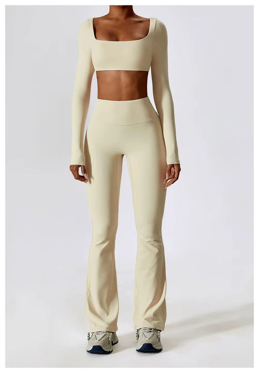 Conjunto de ropa deportiva para mujer FlexFlow: elegante y funcional