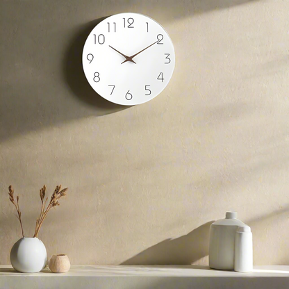 Modern Minimalist Wall Clock - Silent Non-Ticking Design - Perfect Decoration