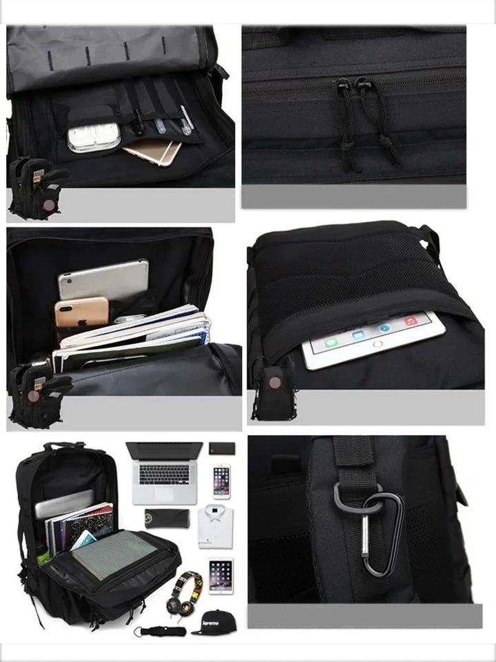 Wasserdichter Rucksack mit viel Stauraum