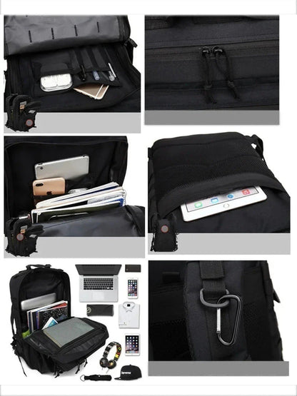 Wasserdichter Rucksack mit viel Stauraum