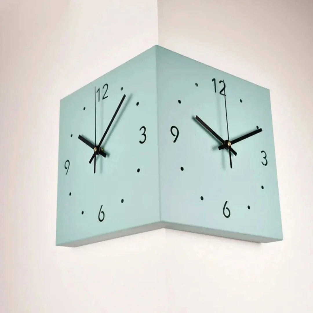 CornerTime Reloj de esquina elegante