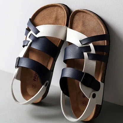 Leather sandals for women - Victor