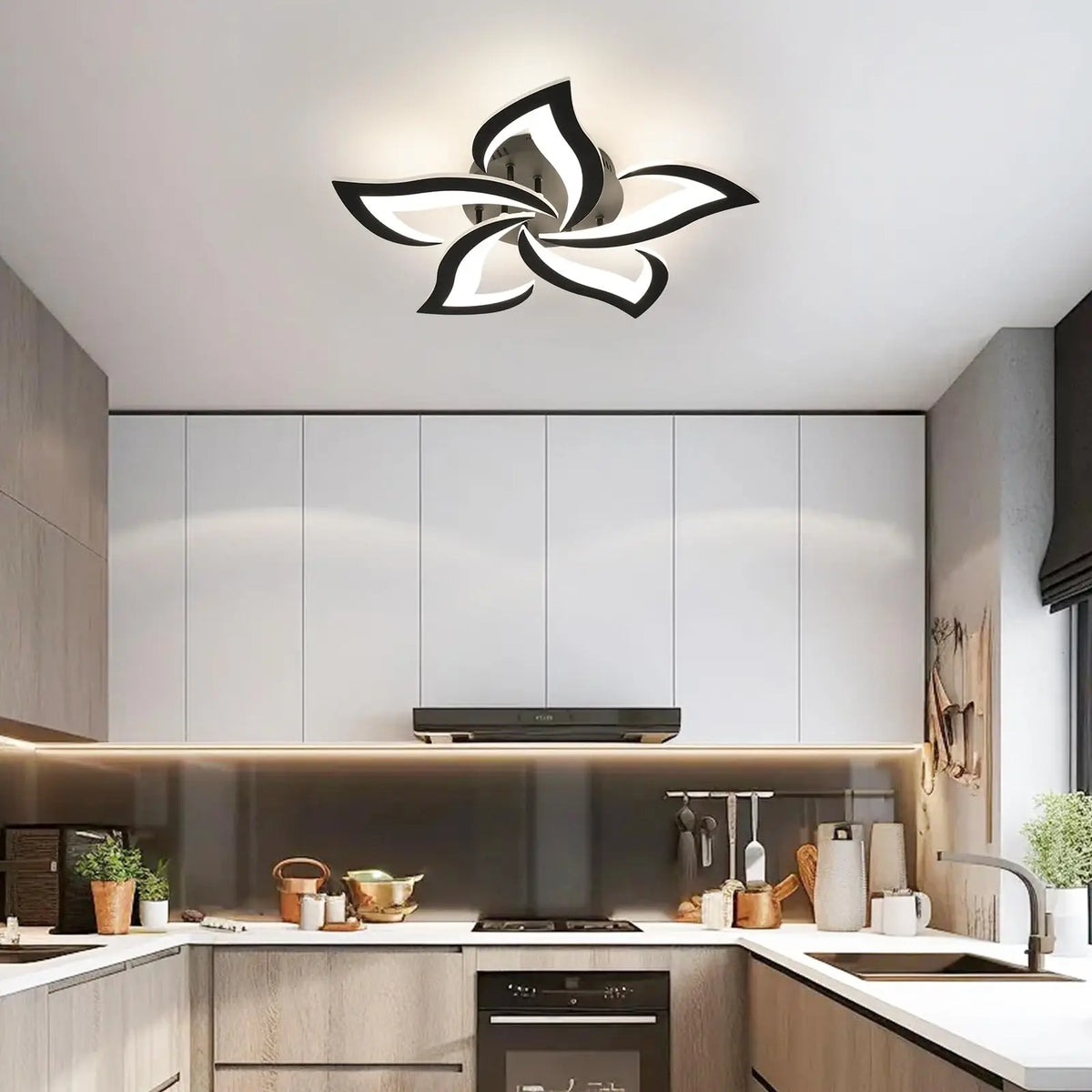 Modern LED Pendant Light with Remote Control