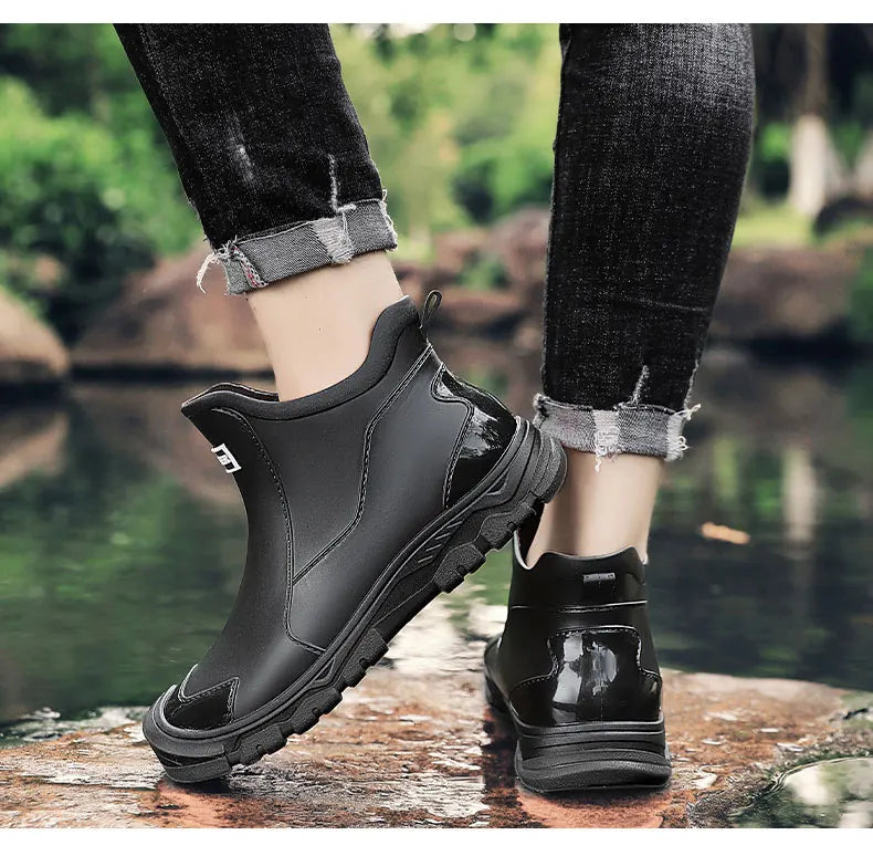 Waterproof Outdoor Ankle Boots for Men – Tough & Practical