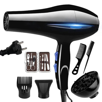 2200W Professional Hair Dryer – Powerful Quick Heating with Warm and Cold Settings