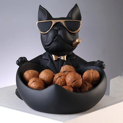 Statuetta chic a forma di cane - Decorazione giocosa ed elegante
