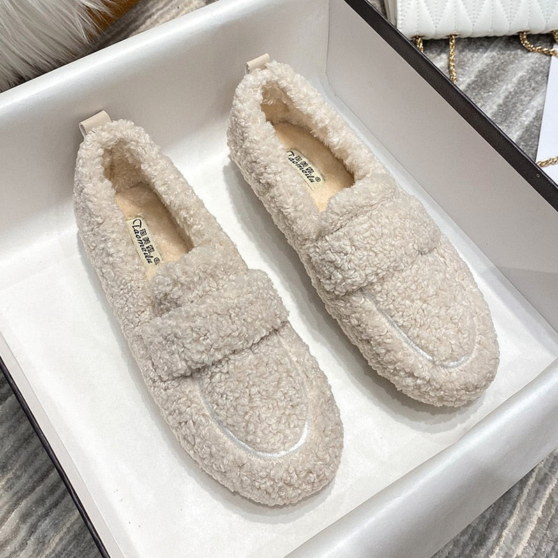 Soft Plush Anti-Slip Slippers for Women - Amelie