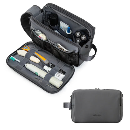 Beauty case idrorepellente con scomparti multipli e cerniere – Pratico per i viaggi