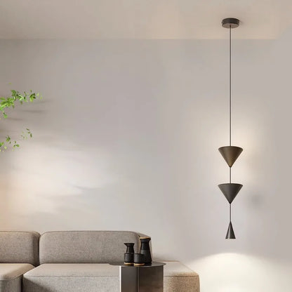 Lámpara colgante cónica creativa - Diseño elegante y moderno