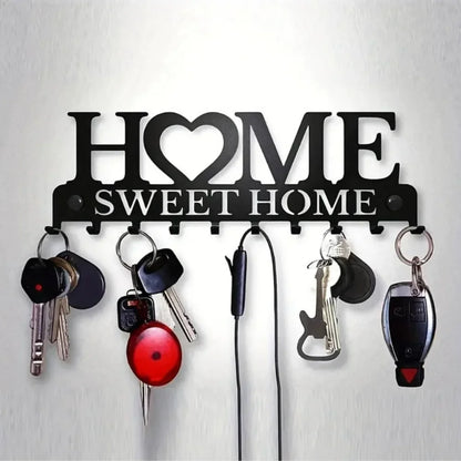 Elegant Wall-Mounted Key Holder - Stylish Solution for Keys and Accessories
