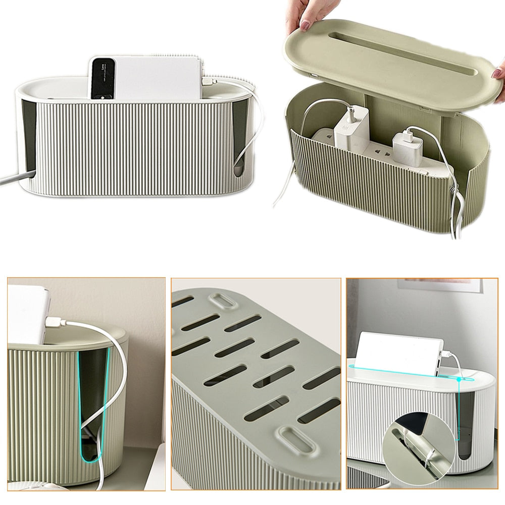 Cable organiser for wires, adapters, and power strips