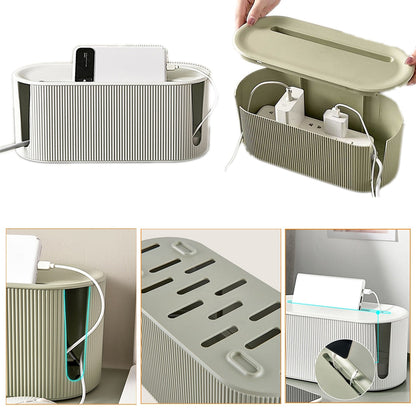 Cable organiser for wires, adapters, and power strips