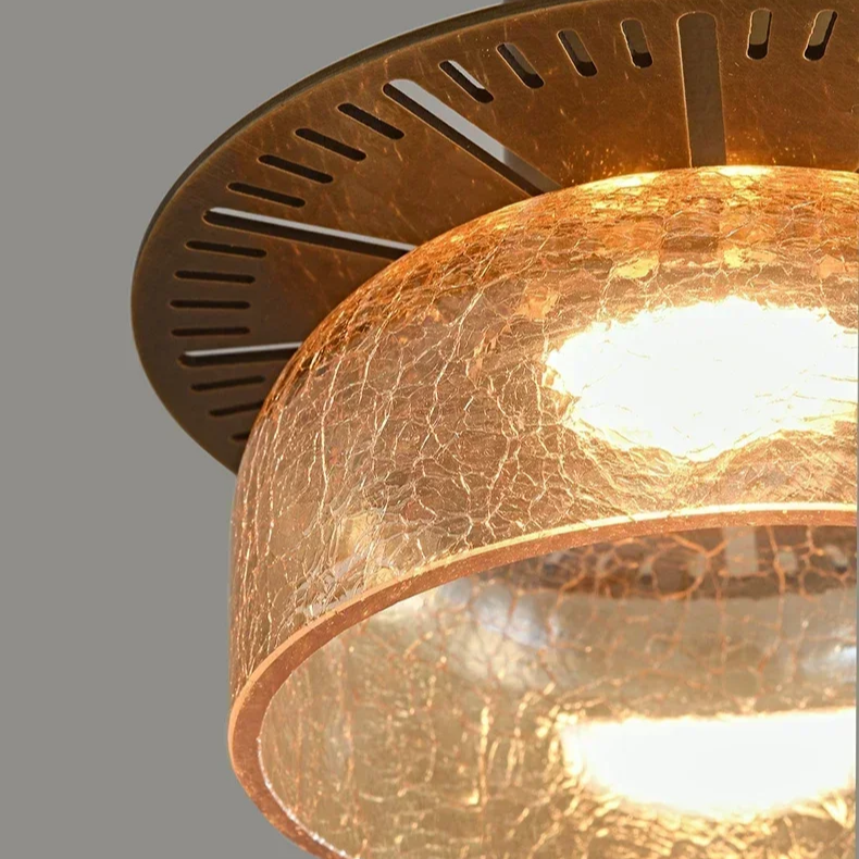 Retro LED Pendant Light Broken Glass - Luxurious & Stylish
