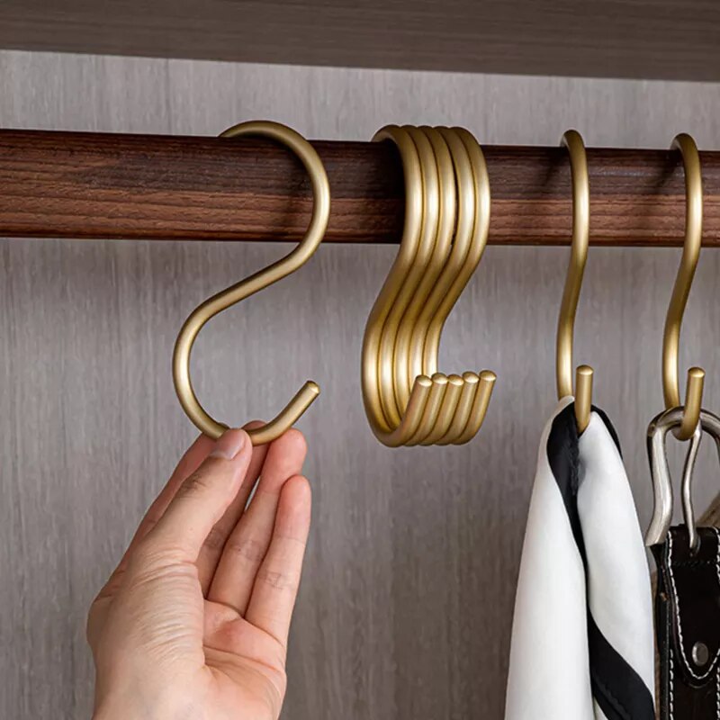 Elegant Clothing Hooks for Wardrobe and Coat Rack for Stylish Hanging