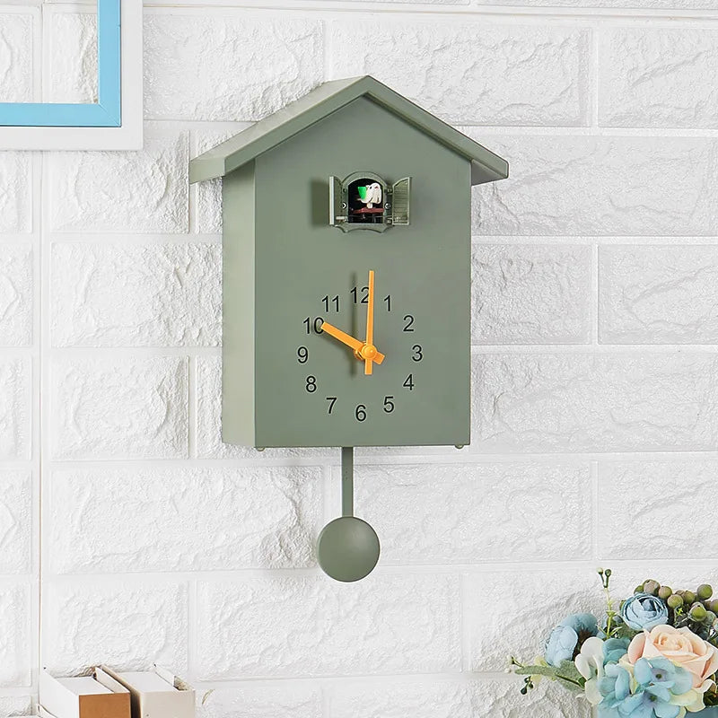 Modern Cuckoo Wall Clock - Pendulum with Unique Design