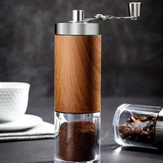 Wooden Coffee Grinder - Manual - Ceramic Core - Unique Taste