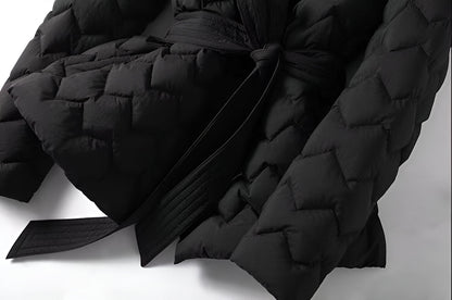 Sophie-gewatteerde jas – stijlvol, warm en elegant