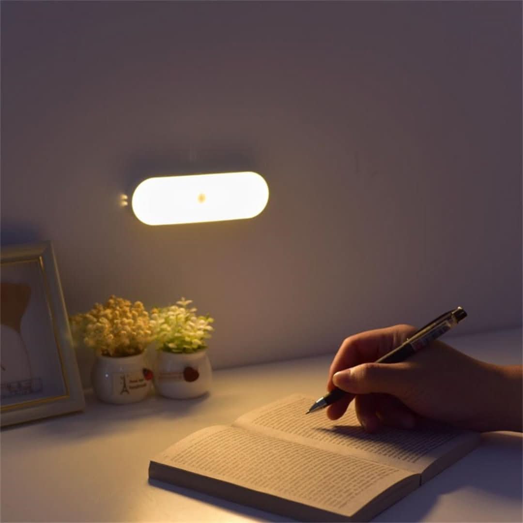 Lámpara de pared LED inalámbrica con sensor de movimiento y batería recargable por USB