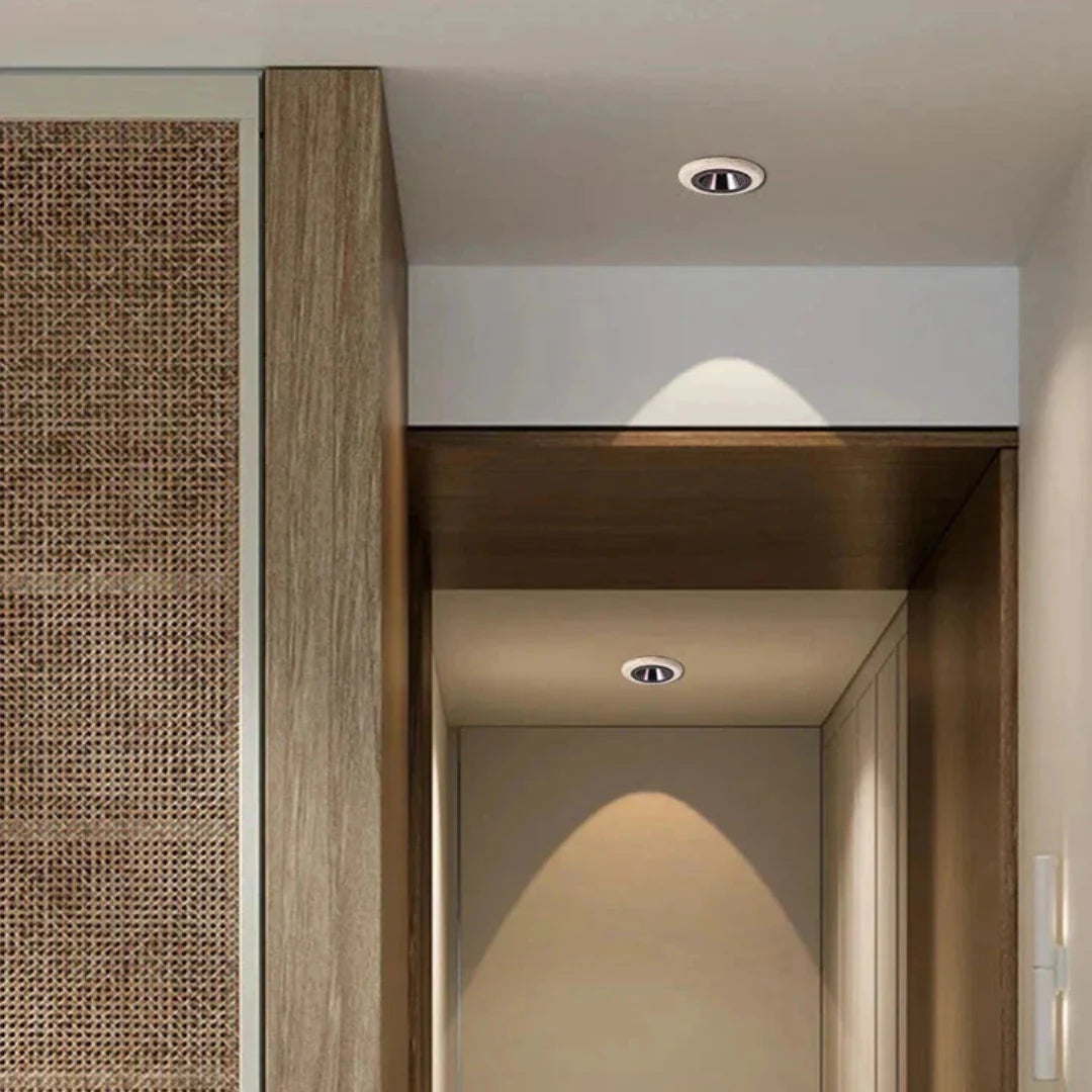 Round Built-in LED Spot Travertine - Luxurious & Energy Efficient