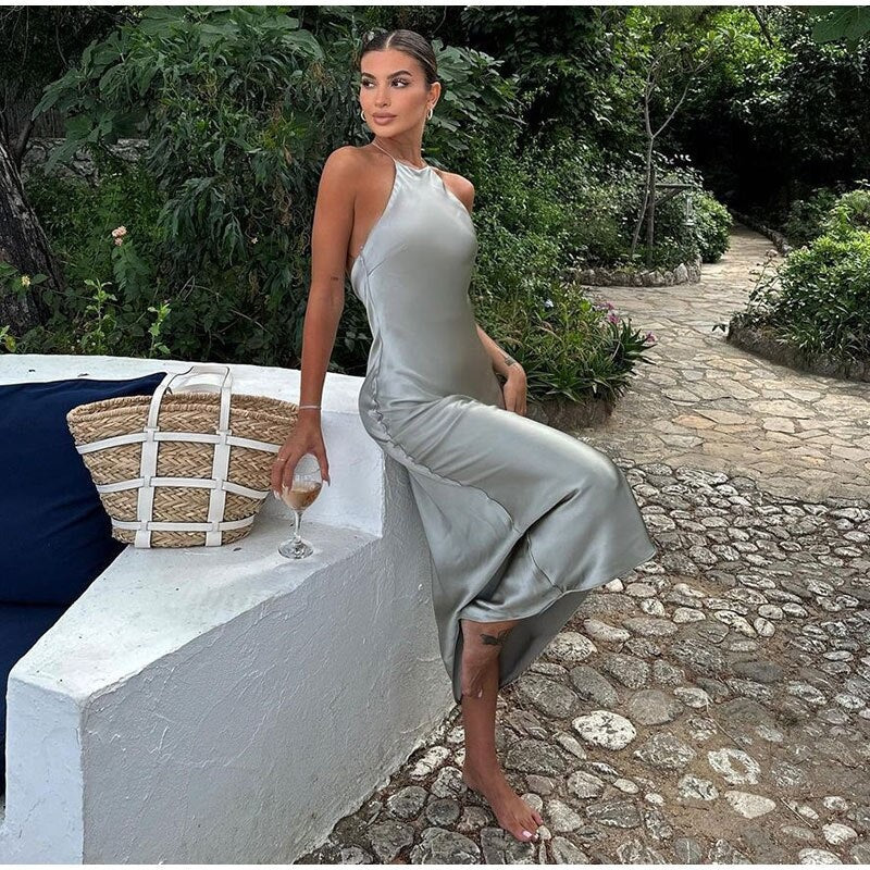 Sleeveless Elegant Maxi Dress - Sakia