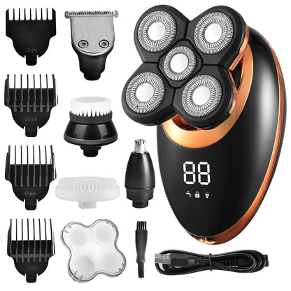 Waterproof Cordless Multi-Functional Trimmer Shaver for Men