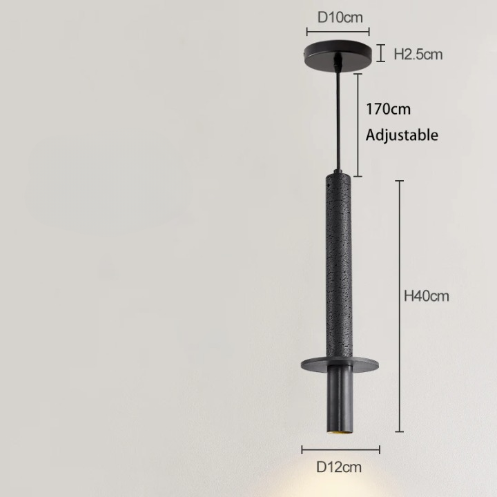 Modern Nordic LED Pendant Lamp - Yellow & Black
