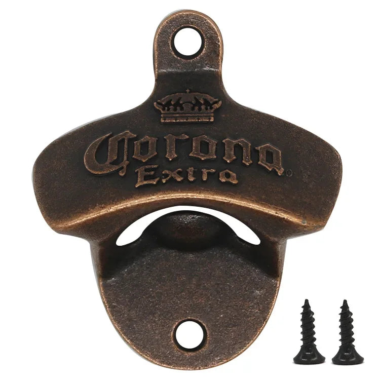 Vintage Wall Bottle Opener - Stylish and Durable