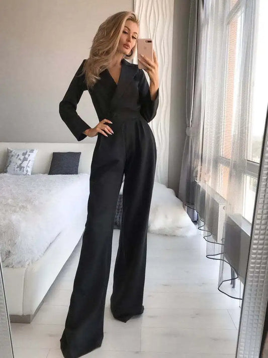 Eleganter Overall mit langen Ärmeln