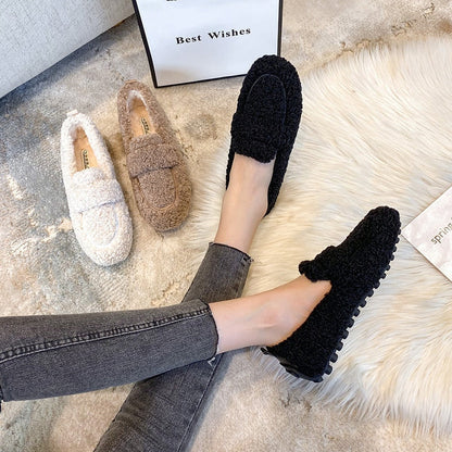 Soft Plush Anti-Slip Slippers for Women - Amelie