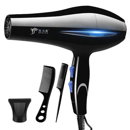 2200W Professional Hair Dryer – Powerful Quick Heating with Warm and Cold Settings