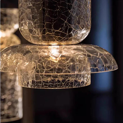Retro LED Pendant Light Broken Glass - Luxurious & Stylish