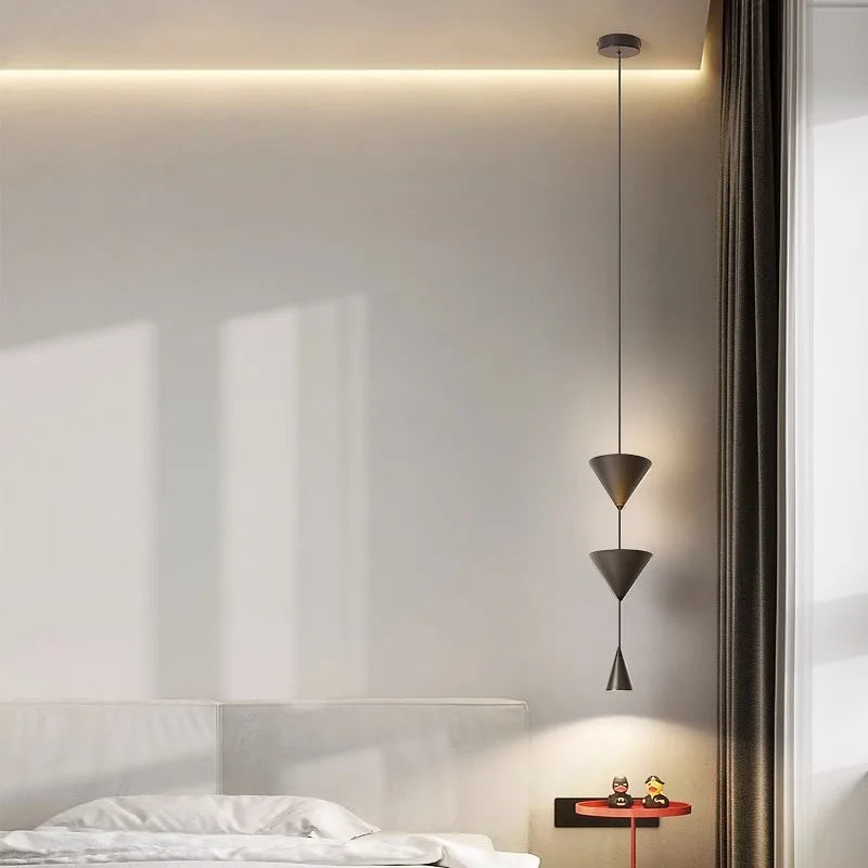 Lámpara colgante cónica creativa - Diseño elegante y moderno