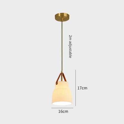 Nordic Ceramic Pendant Light Ø16 cm