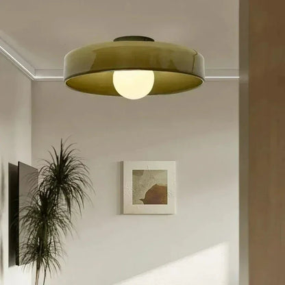 Glass ceiling lamp with Scandinavian design – Atmospheric lighting for any interior