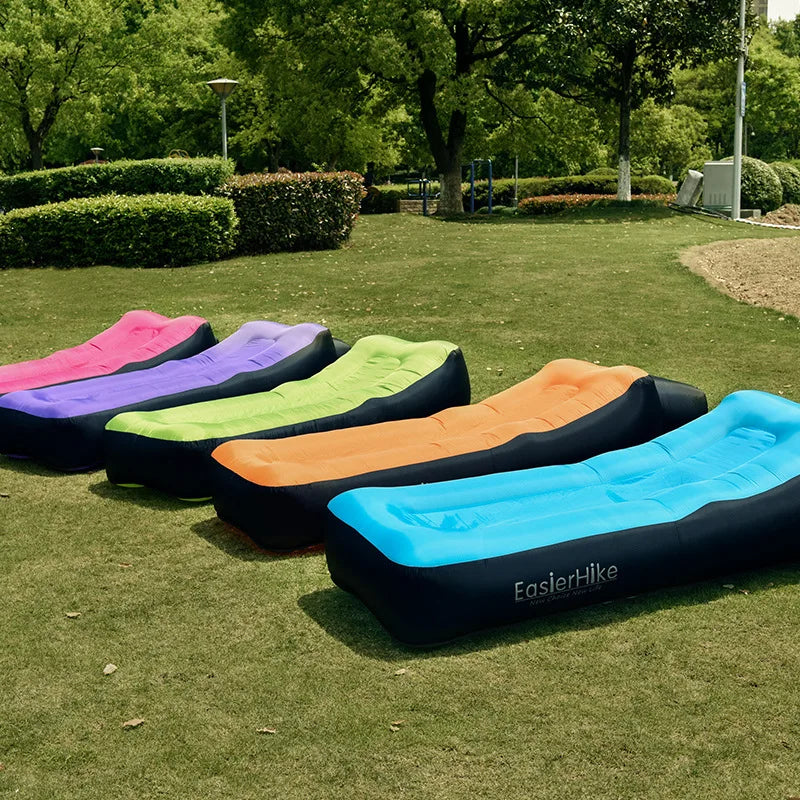 Lettino gonfiabile da esterno - portatile, perfetto per campeggio e spiaggia