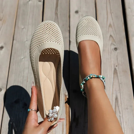 Zapatos sin cordones para mujer para la comodidad del verano